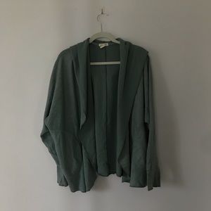 Soft Cozy Fleece Cardigan Open Hoodie